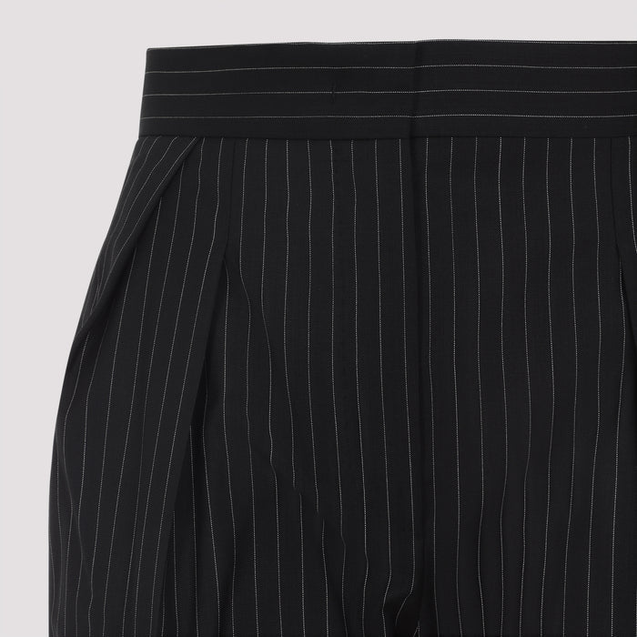 Max Mara Sesamo Pants - black straight-leg pants for women - view 3
