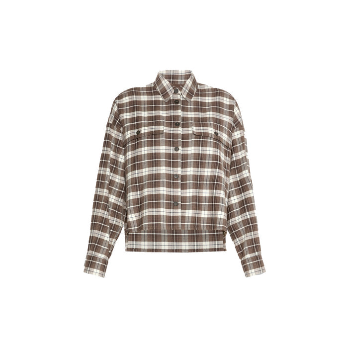 Max Mara Weekend Plaid Flannel Shirt