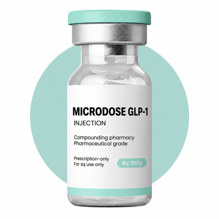 Microdose GLP-1 Protocol hero image from PlexusDx — compounded entry-tier GLP-1 for weight management