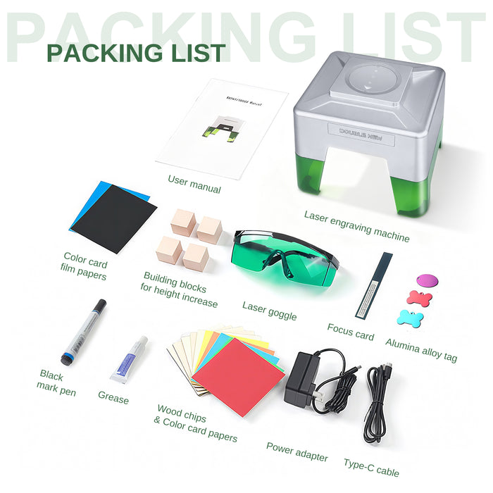 Mini Engraving Machine 3W Portable Desktop Laser Engraver