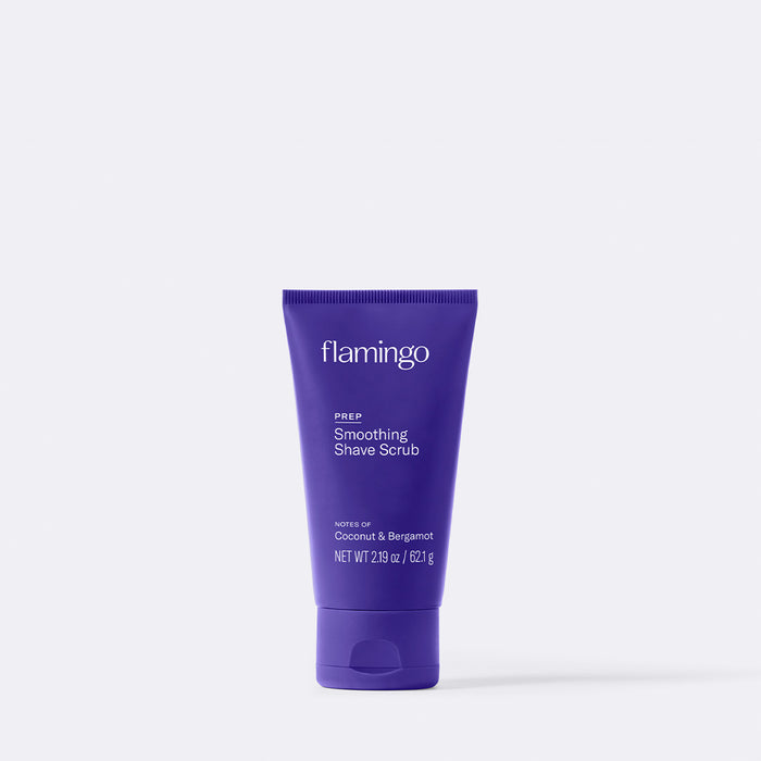 Mini Smoothing Shave Scrub on a white background.