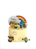 VaVa Designer Cakes Minions Rainbow Party Cake – Go Bananas for Celebration!