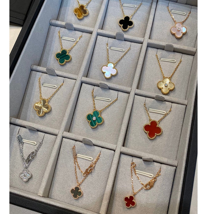 [MIRA]CLOVER 15MM LASER NECKLACE