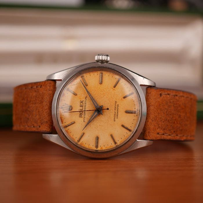 Mohawk Coach Leather Watch Band stitches tone