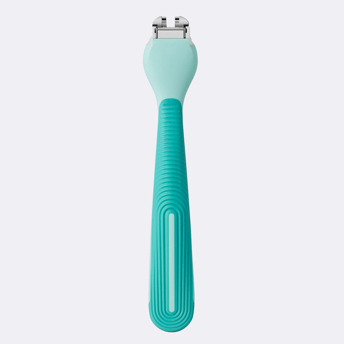 Seafoam Moisture Plus handle on a white background.