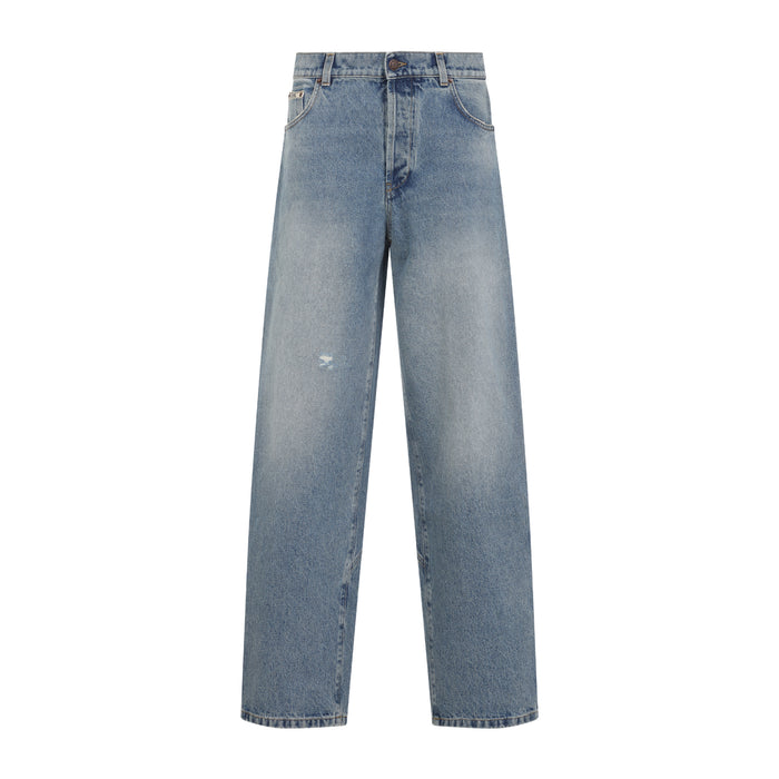 Moschino Jeans - blue straight-leg jeans for women