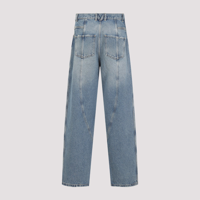 Moschino Jeans - blue straight-leg jeans for women - view 2