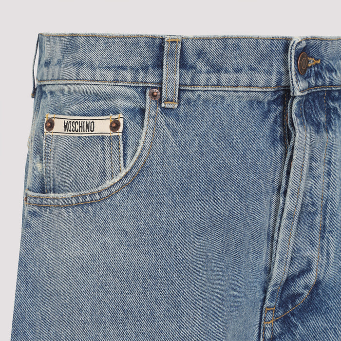 Moschino Jeans - blue straight-leg jeans for women - view 3