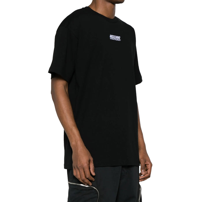 Moschino logo-embroidered cotton T-shirt