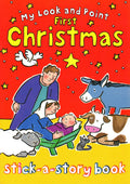 My Look and Point First Christmas Stick-a-Story Book