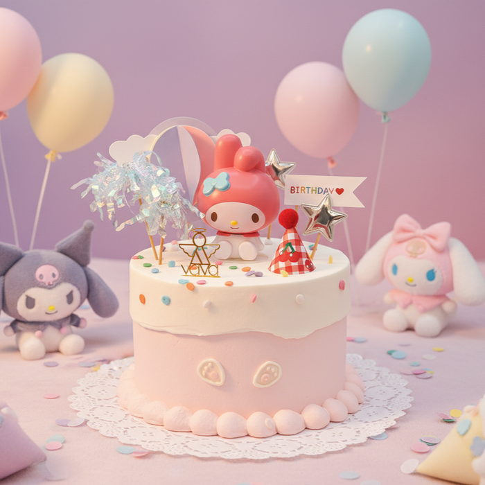 VaVa Designer Cakes My Melody Celebration Cake – Sweet, Playful, and Adorable