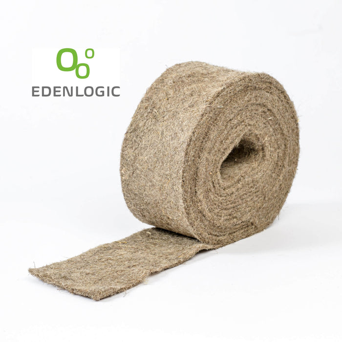 Naturdämmstreifen Breite 100mm - NDS aus 100% Hanffasern – Produktansicht
