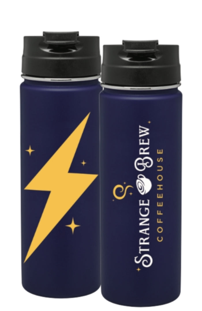 New Strange Brew Logo Travel Flasks!