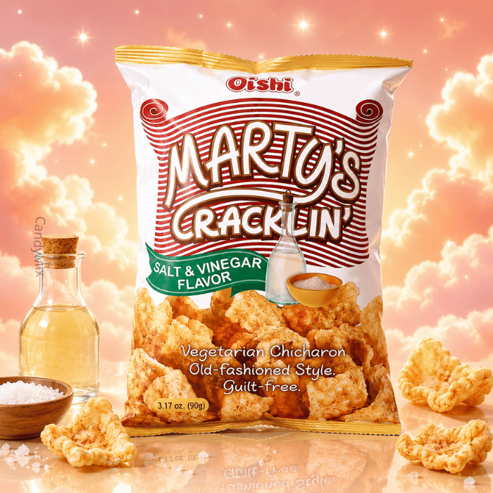 Oishi - Marty's Crackling Chicharron Salt and Vinegar