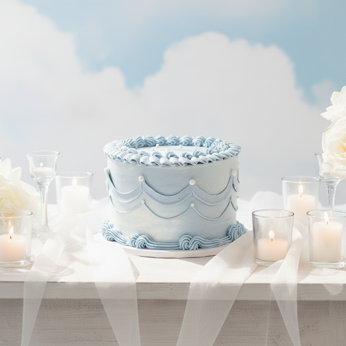 VaVa Designer Cakes Over the Cloud Cake – A Dreamy Touch of Sky and Sweetness