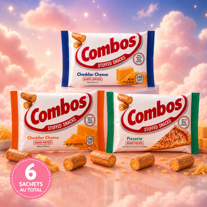 Pack Combos - 6 sachets - 3 saveurs