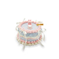 VaVa Designer Cakes Pastel labubu Ribbon Chiffon Cake – Sweet Bow & Bloom Delight