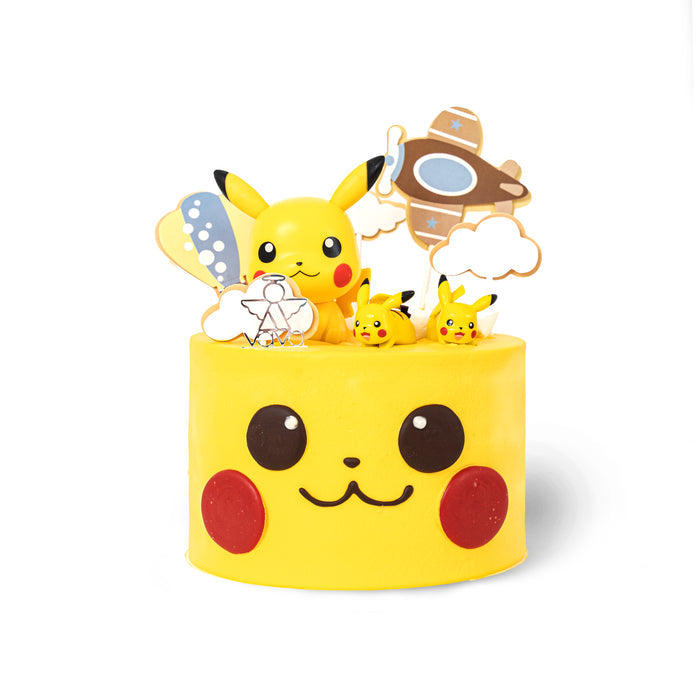 VaVa Designer Cakes Pika Pika Chiffon Birthday Cake - Sky Adventure Design