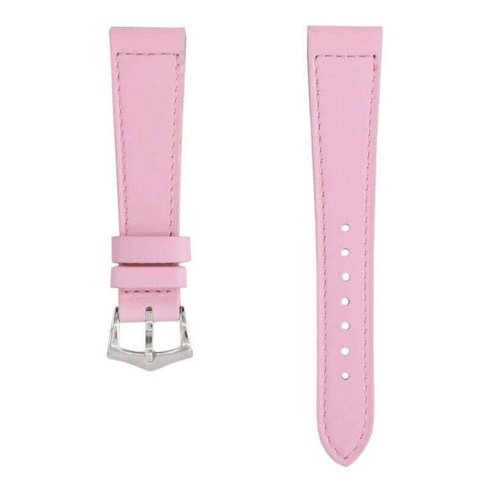 Pink Calfskin Leather Watch Strap - Leather strap- Milano Straps