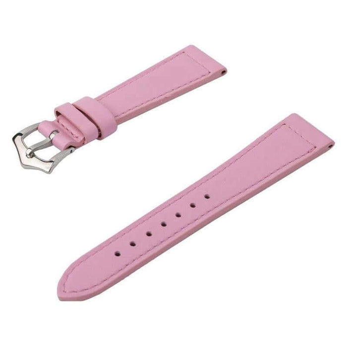 Pink Calfskin Leather Watch Strap - Leather strap- Milano Straps