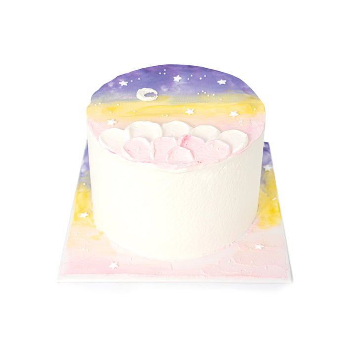 VaVa Designer Cakes Pink Starry Night Cake – Dreamy Galaxy-Inspired Celebration