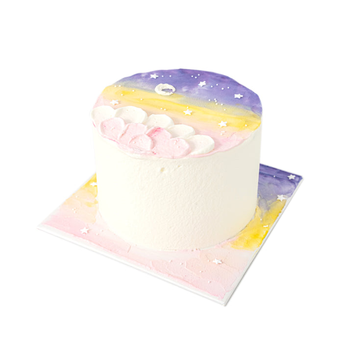 VaVa Designer Cakes Pink Starry Night Cake – Dreamy Galaxy-Inspired Celebration
