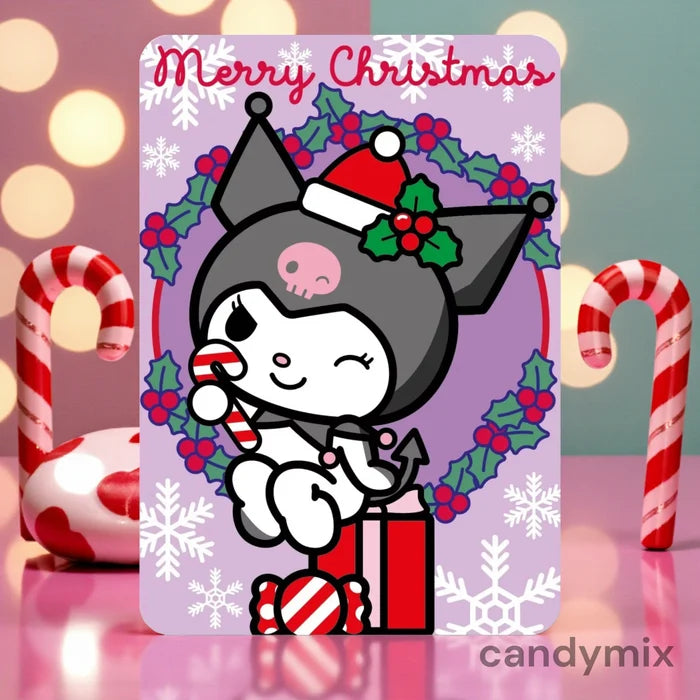 Plaid Kuromi | Couronne de Noël - bonbons en vrac CandyMix