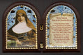 Plaque - St Mary of the Cross Mackillop Dark Wood BiFold