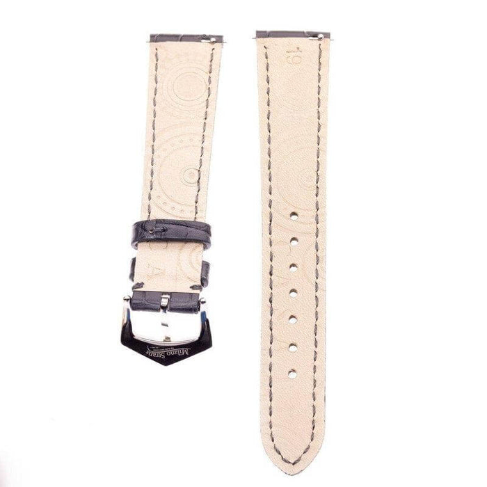 Premium Black Alligator Apple Watch Strap