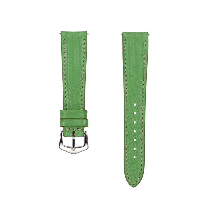 Premium Lime Green Lizard Apple Watch Strap