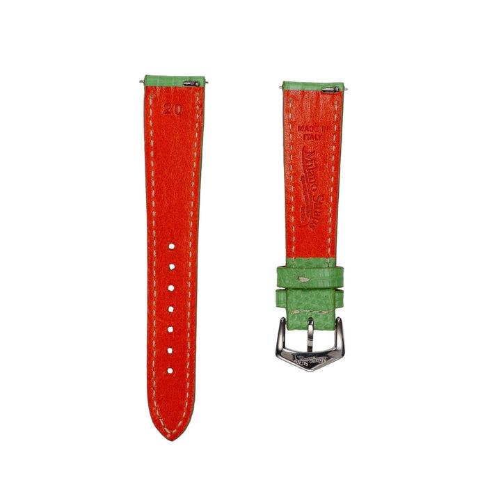 Premium Lime Green Lizard Apple Watch Strap