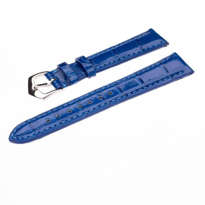 Premium Millennium Blue Alligator Apple Watch Strap