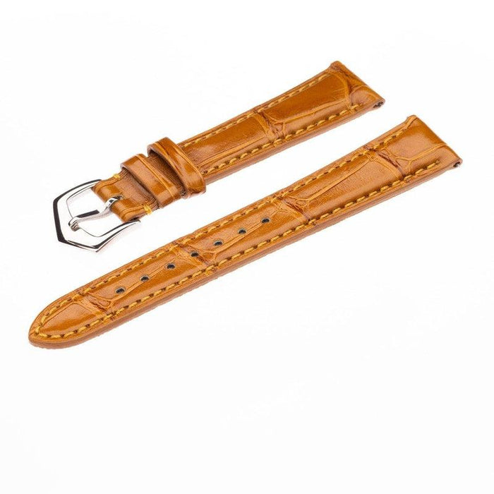 Premium Millennium Cognac Alligator Apple Watch Strap
