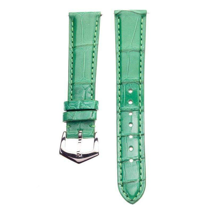 Premium Millennium Green Alligator Apple Watch Strap