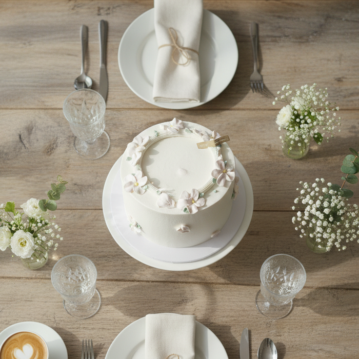 VaVa Designer Cakes Pure Blossom Chiffon Cake – Elegant Floral Delight