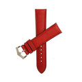 Red Leather Watch Strap - Leather strap- Milano Straps