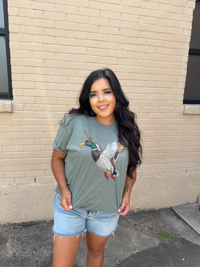 Rhinestone Wings Tee
