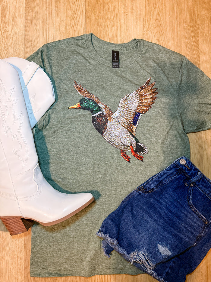 Rhinestone Wings Tee