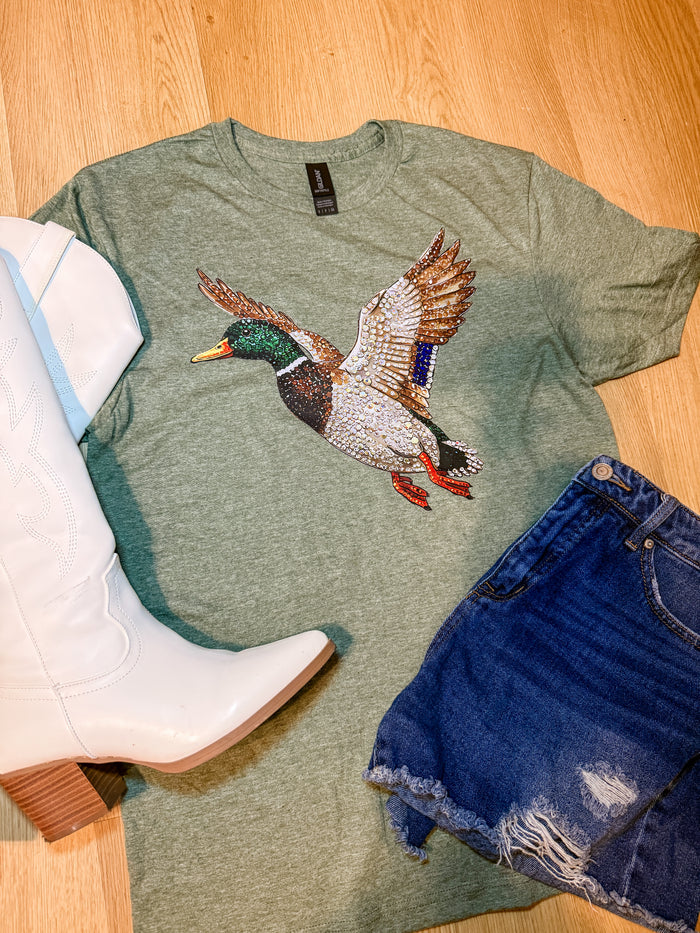 Rhinestone Wings Tee