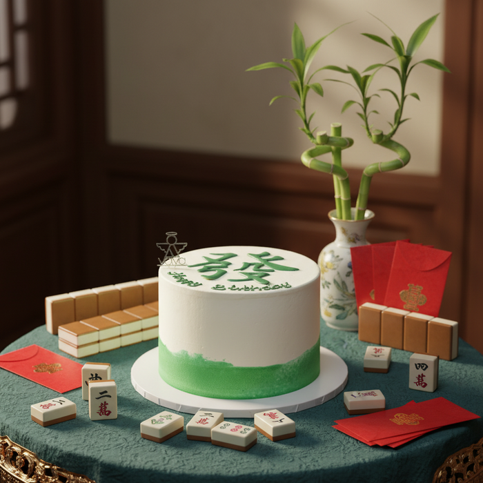 VaVa Designer Cakes Rich Mahjong Cake – A Slice of Luck and Prosperity