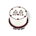 VaVa Designer Cakes Romance in the House Cake – A Love Story in Black and White
