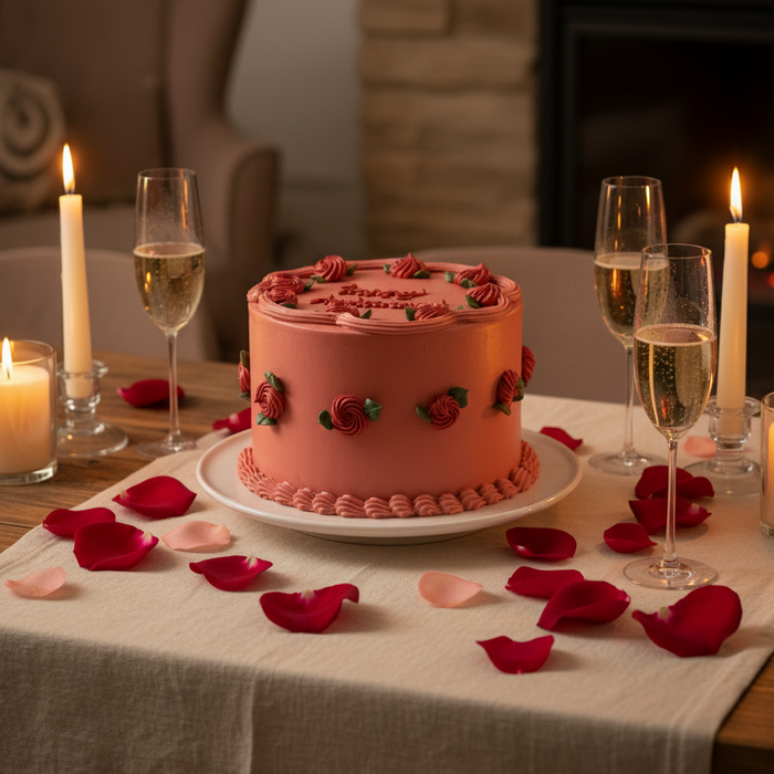 VaVa Designer Cakes Rose Romance Cake – A Timeless Anniversary Classic