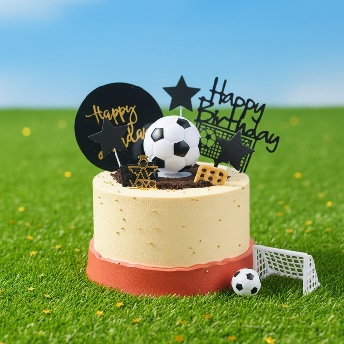 VaVa Designer Cakes Soccer Star Cake – Score Big on Your Special Day