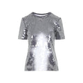 Sportmax Kibbutz Sequined T-Shirt - grey t-shirt for women