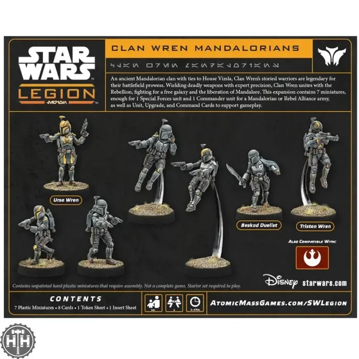 Star Wars Legion:  Clan Wren Mandalorians (2026) Atomic Mass Games