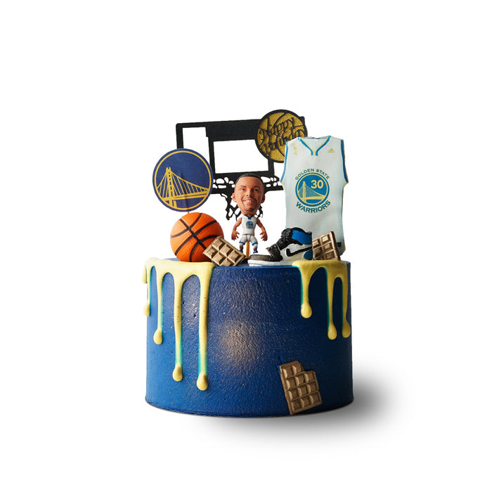 VaVa Designer Cakes Stephen Curry Basketball Cake – Warriors Inspired Celebration