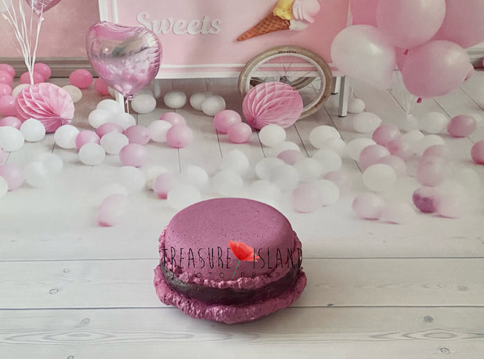 40 cm / Raspberry with pink
