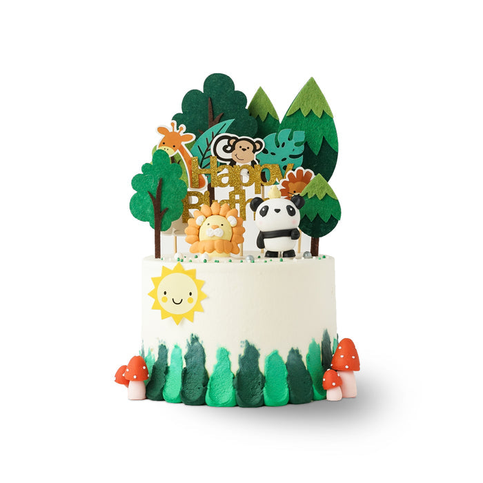 VaVa Designer Cakes Summer Forest Jungle Safari Cake – A Whimsical Adventure in Every Bite