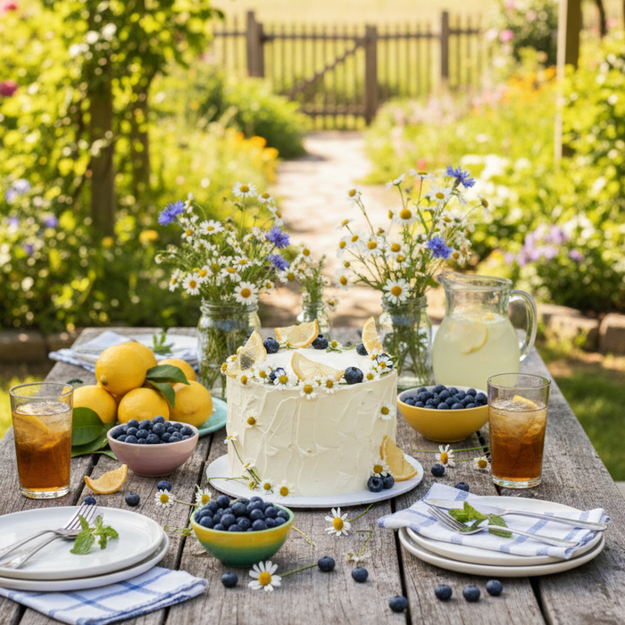 VaVa Designer Cakes Summer in the Village Cake – A Fresh Slice of Sunshine