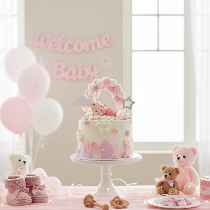 VaVa Designer Cakes Sweet Dream My Little Princess – Korean Style Baby Celebration Cake